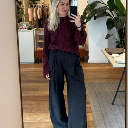 Minimum Gunli Pants Dark Grey Melange