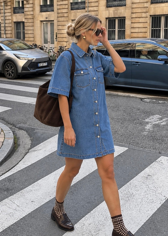 MbyM Mira-M Dress Mid vintage blue