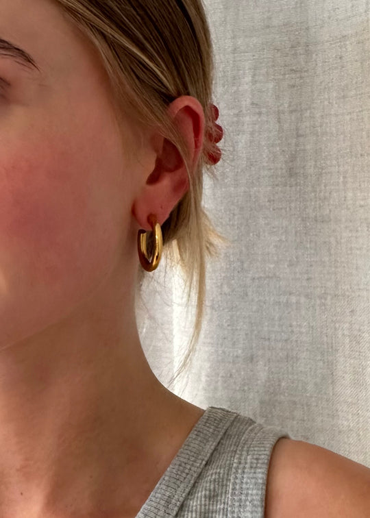 Black design by Camilla Folkman Sif hoops