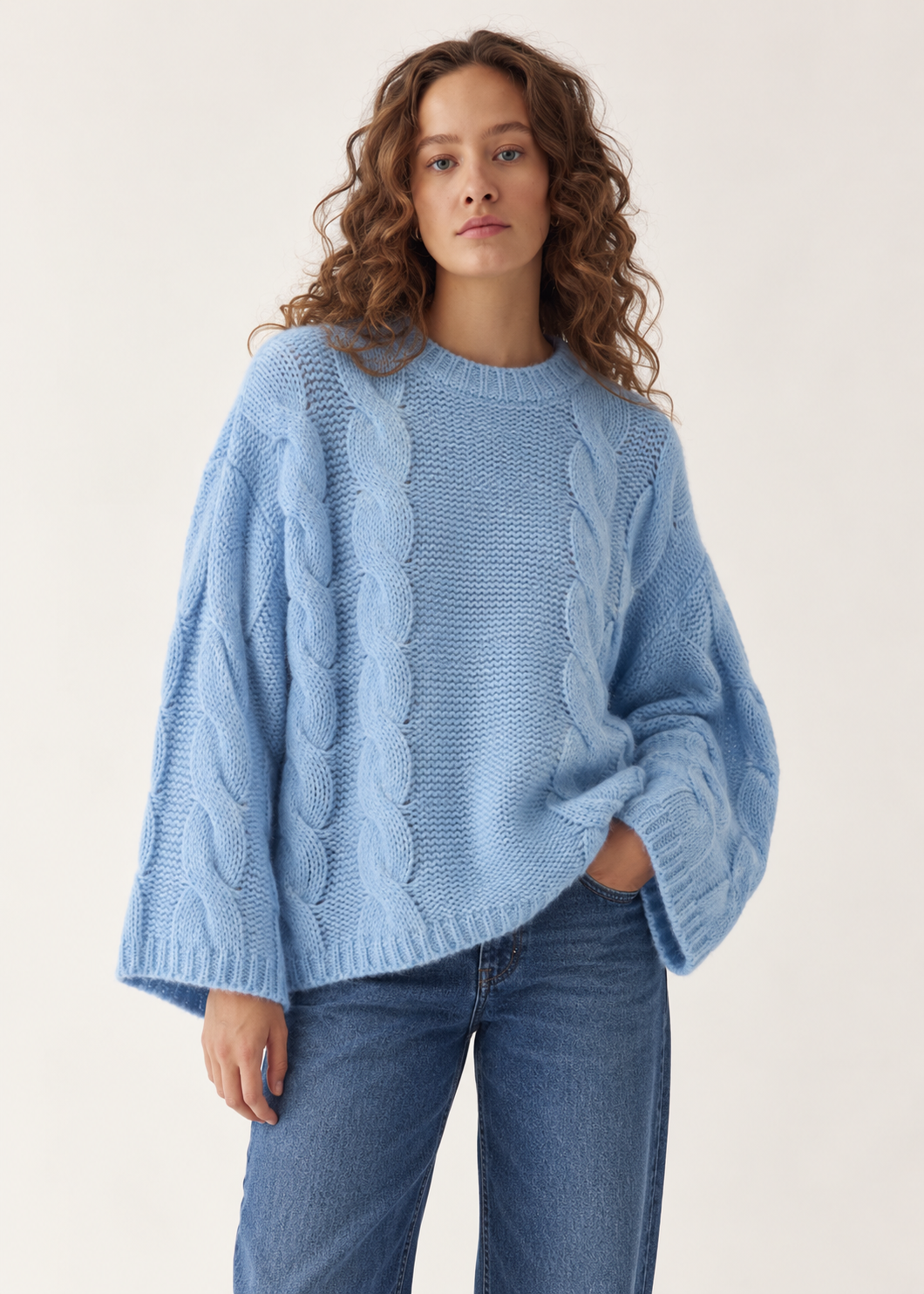 Noella Lyza Knit Light Blue