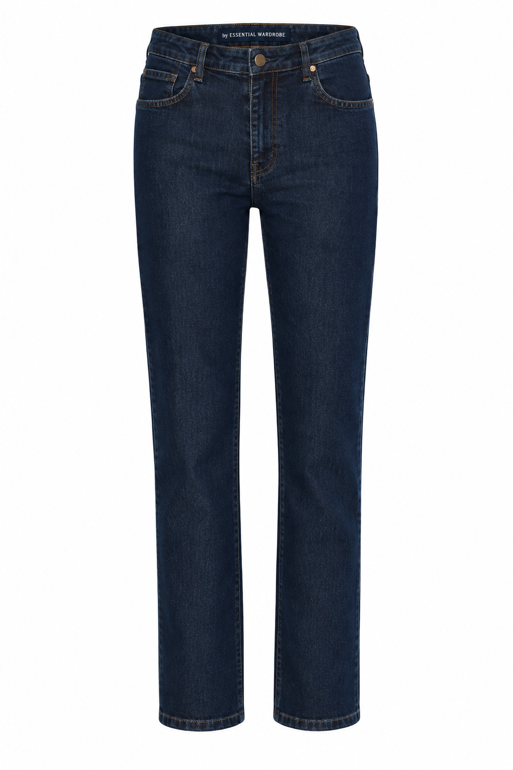 My Essential Wardrobe Jeans Straight 07 The Isa 139 Dark Blue Un-Wash