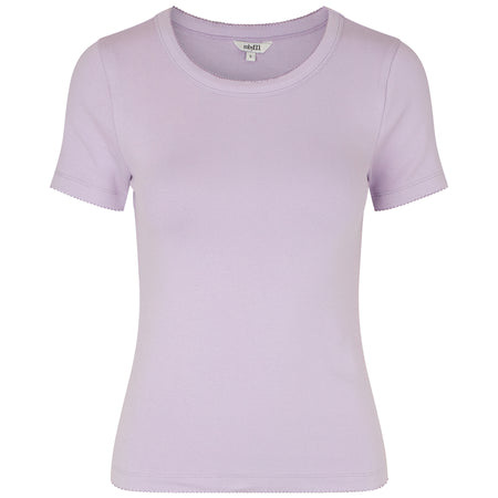 Mbym Otis Crochet-M t-shirt Orchid Petal