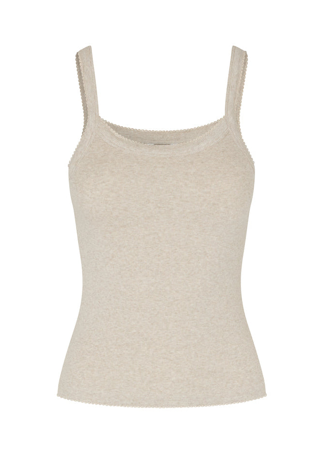 MbyM Essa Crochet-M top Pelican Melange