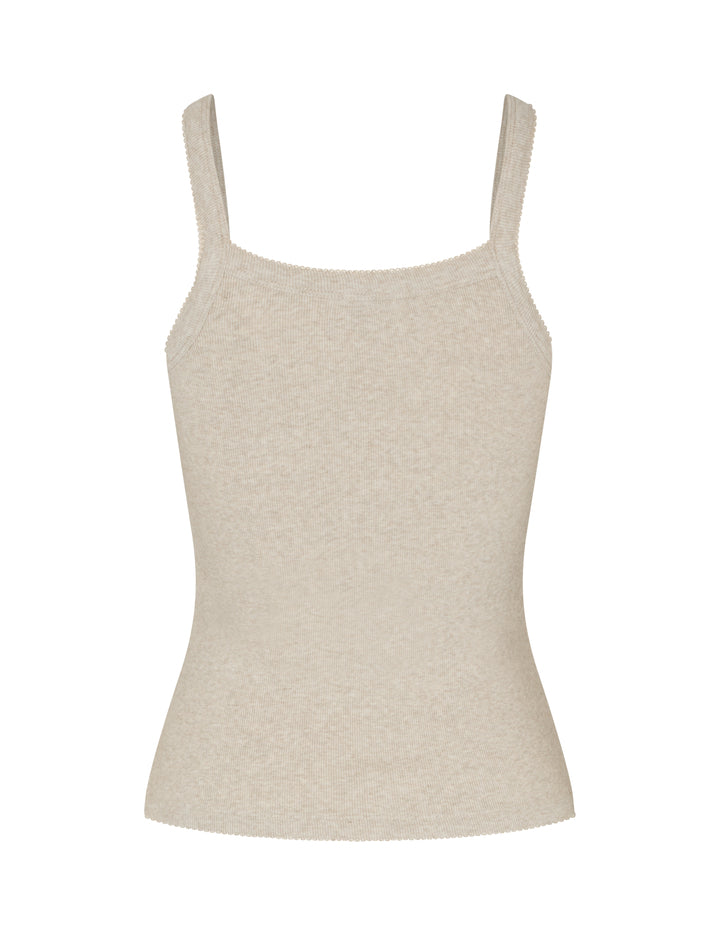 MbyM Essa Crochet-M top Pelican Melange