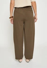 Peppercorn PCMaya HW Pant Ermine Brown Melange
