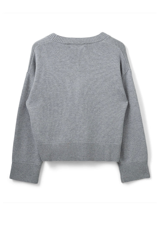 Pre-order uge 35. Sofie Schnoor LevaSW Cardigan Grey Melange