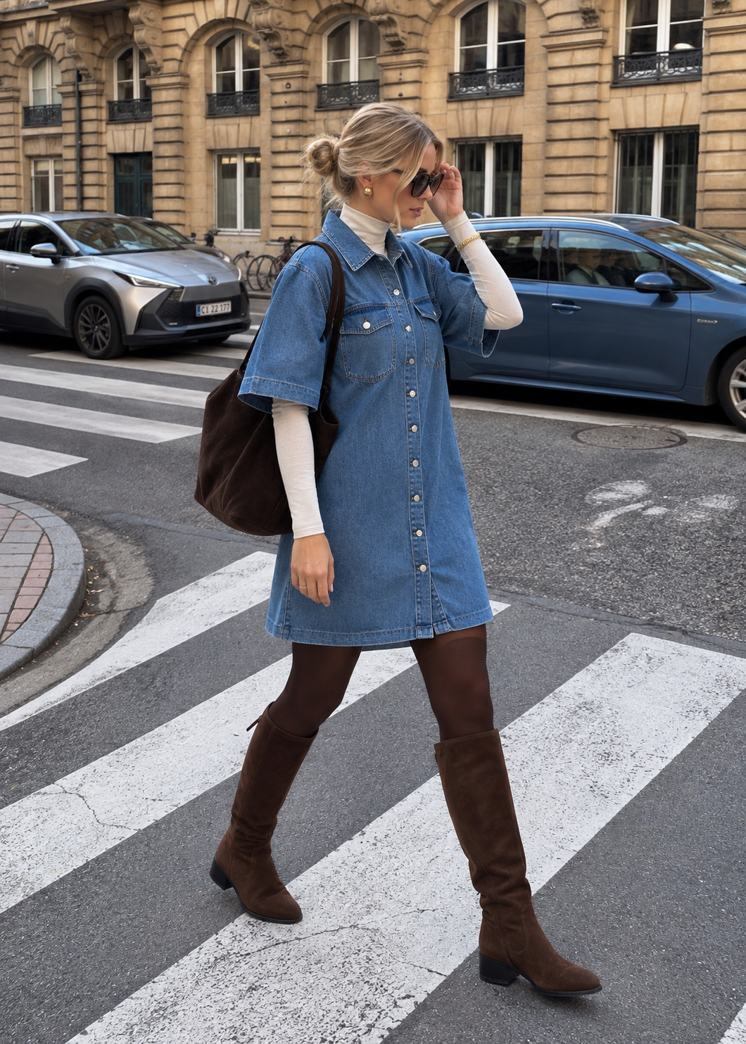MbyM Mira-M Dress Mid vintage blue