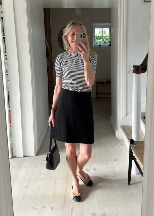 Soaked SLCalva Tee black white stripe