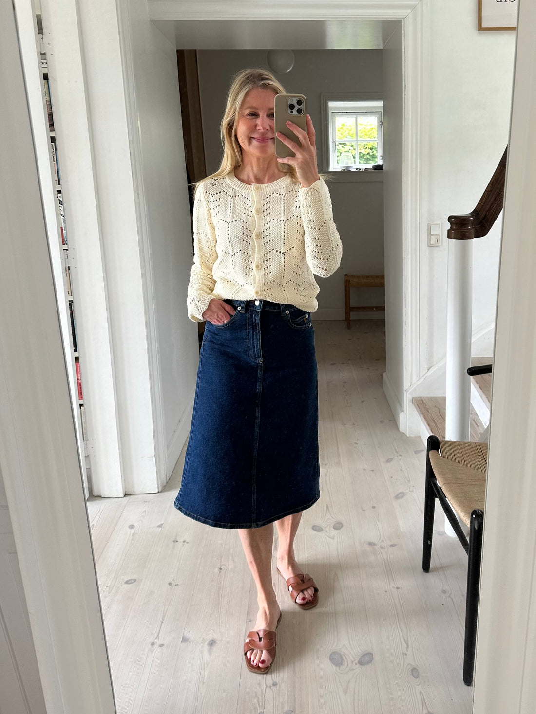 InWear SalineIW Skirt Dark Blue Denim
