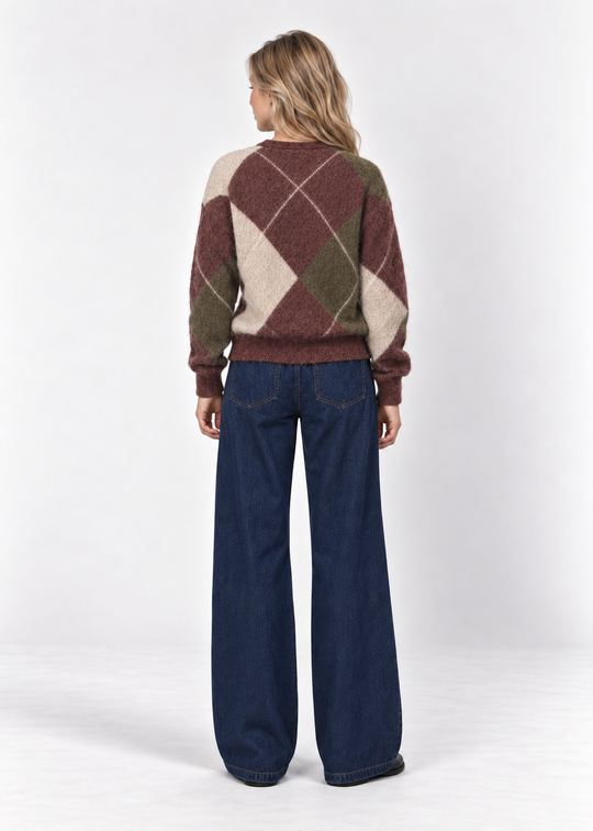 Minus MSRevea Knit Pullover Maroon Red