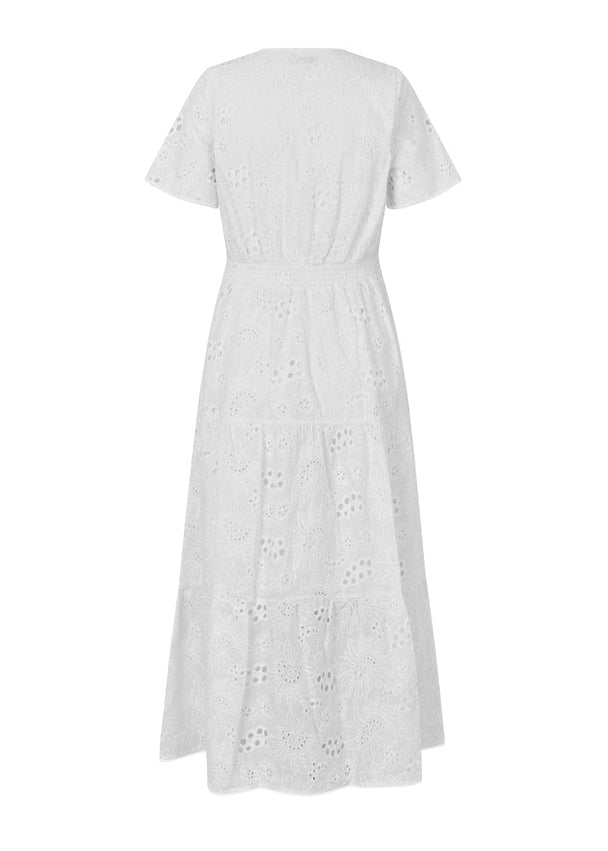 MBYM Shana-M broderie anglaise dress white