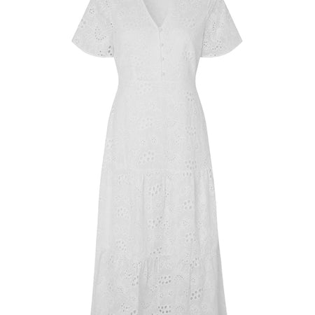 MBYM Shana-M broderie anglaise dress white (Kopi)