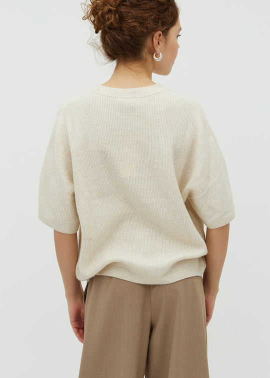 MbyM Hanae Gillian SS-M knit sugar melange