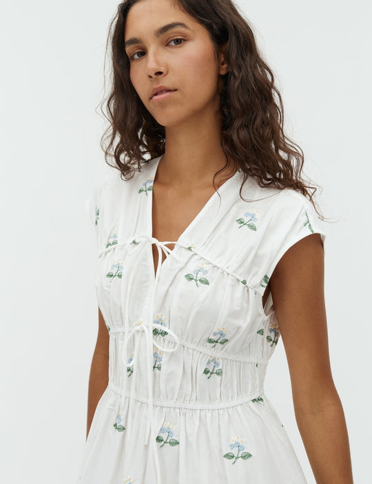 MbyM Taneil Long-M dress blue flower