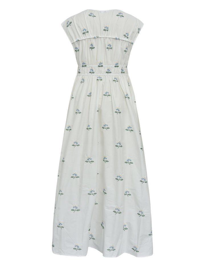 MbyM Taneil Long-M dress blue flower