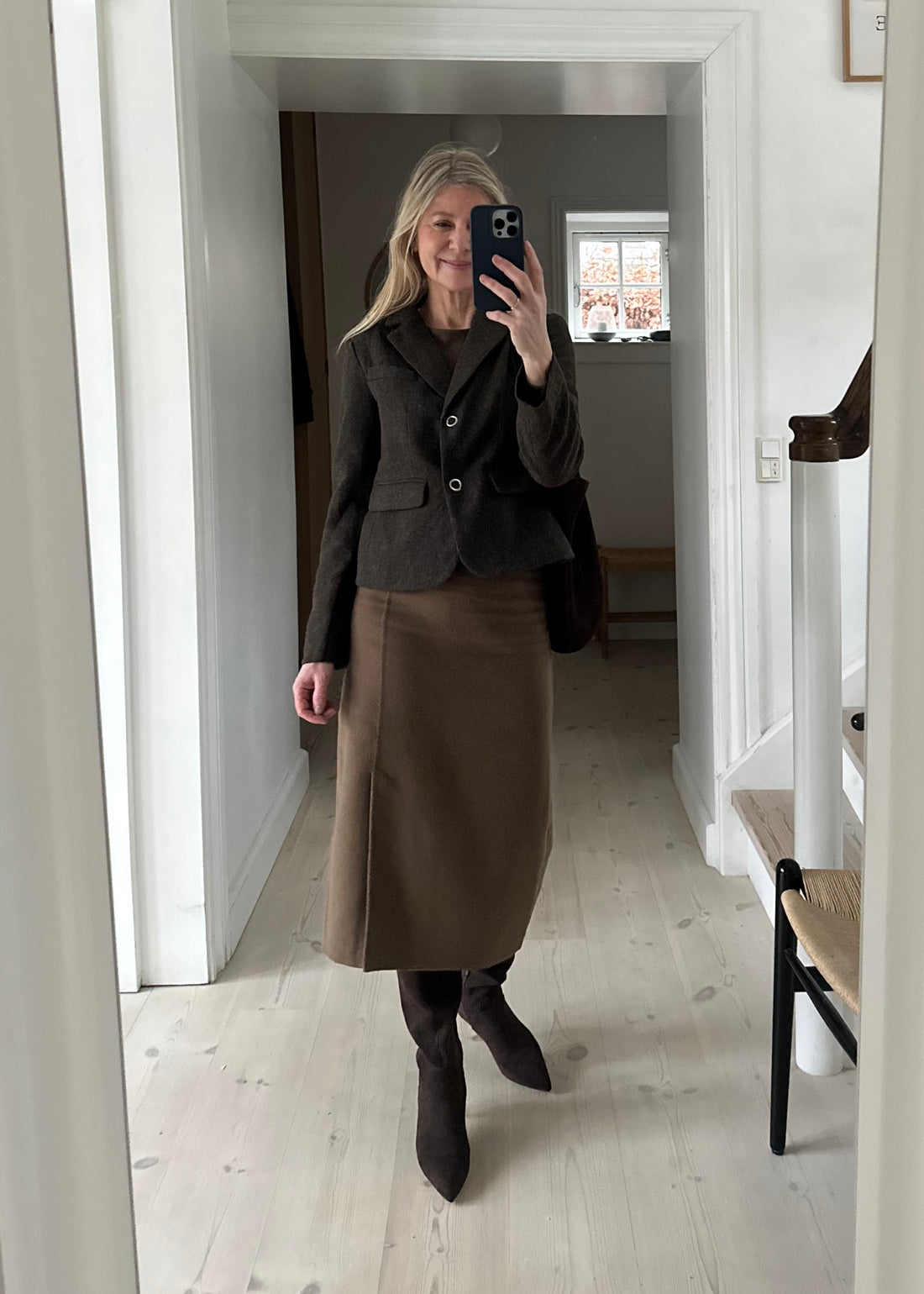 Minimum Calliope skirt 3772 Shitake