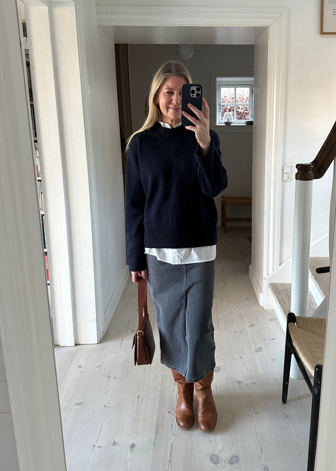 Part Two DilinPW Skirt Grey