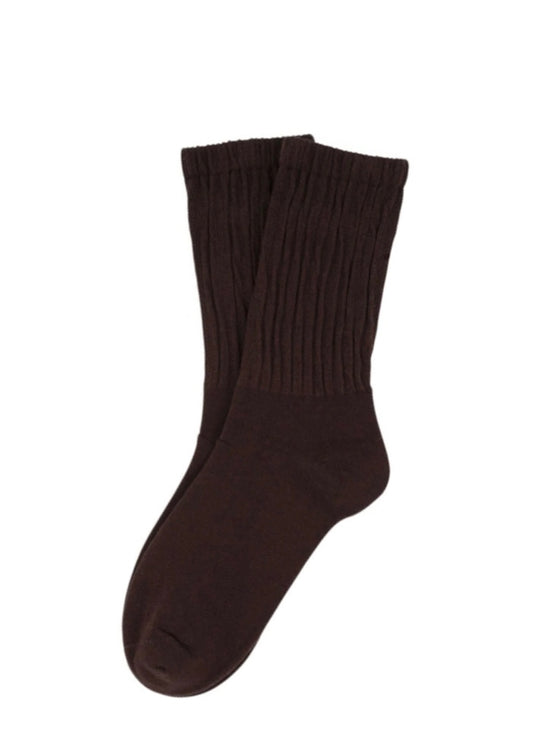 Sui Ava Magda Socks Dark Brown