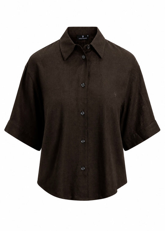 Urban Pioneers Nemi Short Sleeve Shirt Espresso