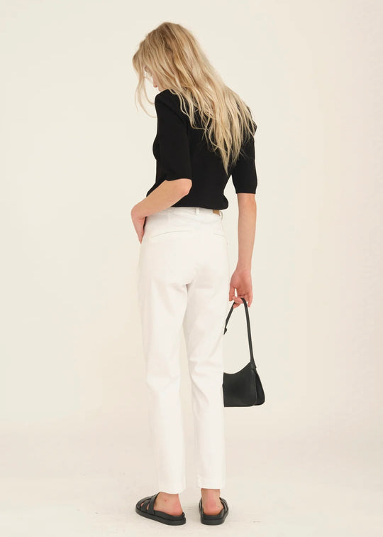 Pieszak PD-Anika Support Cropped Chino White