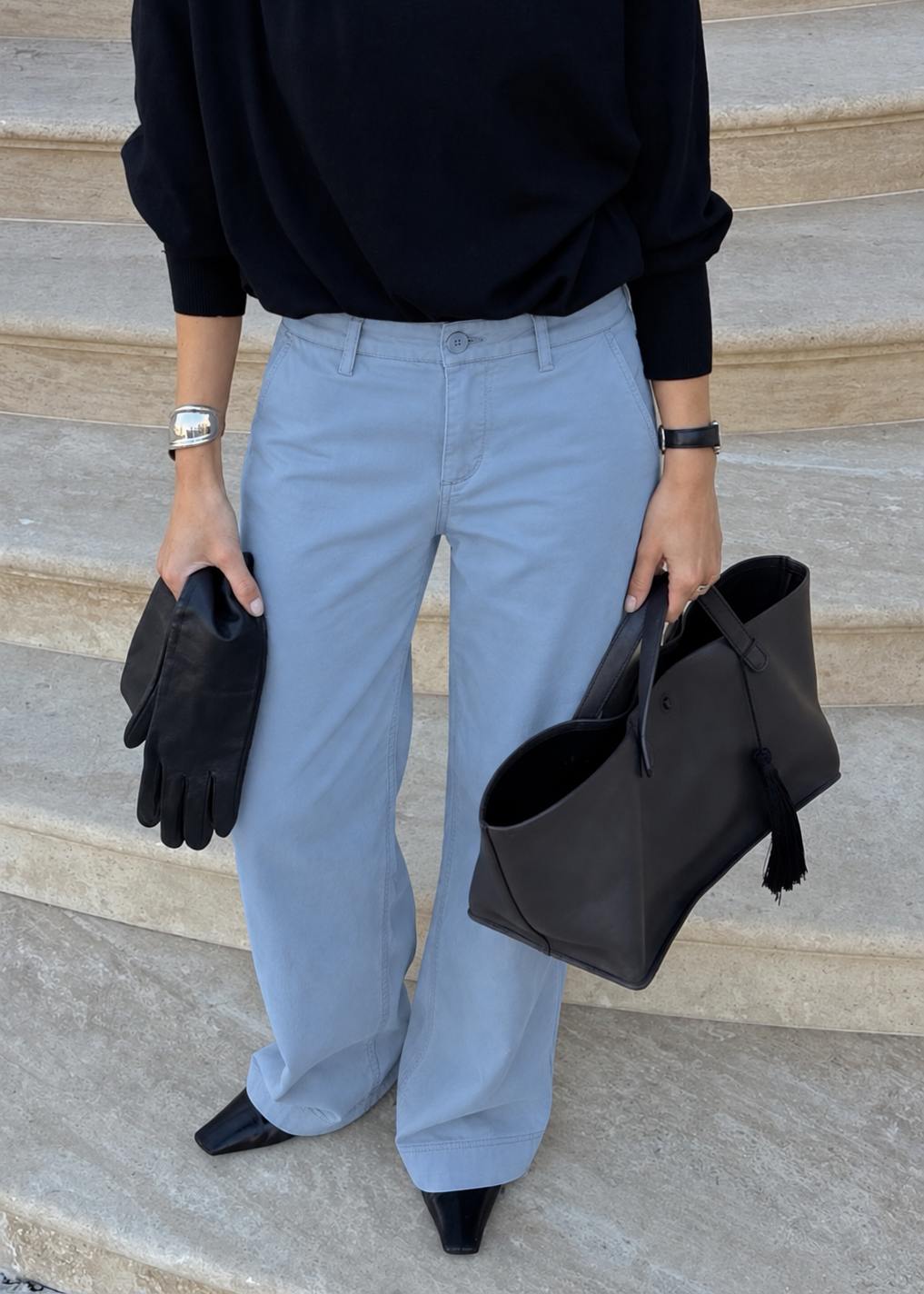 Part Two BelmePW Pants Blue Bonnet
