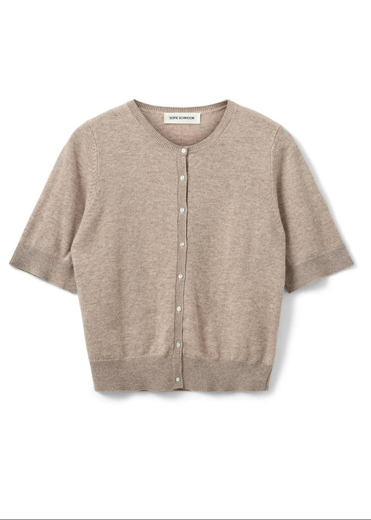 Sofie Schnoor Sunasw Cardigan SNOS420 Light Brown Melange