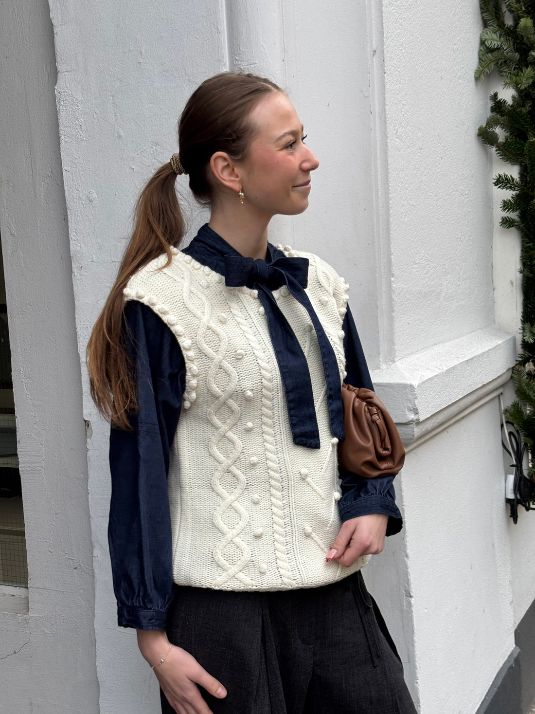 Sofie Schnoor KamelaSW Vest off-white