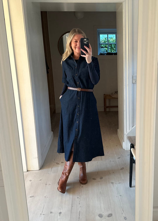La Rouge Charlotte New Dress Dark Denim