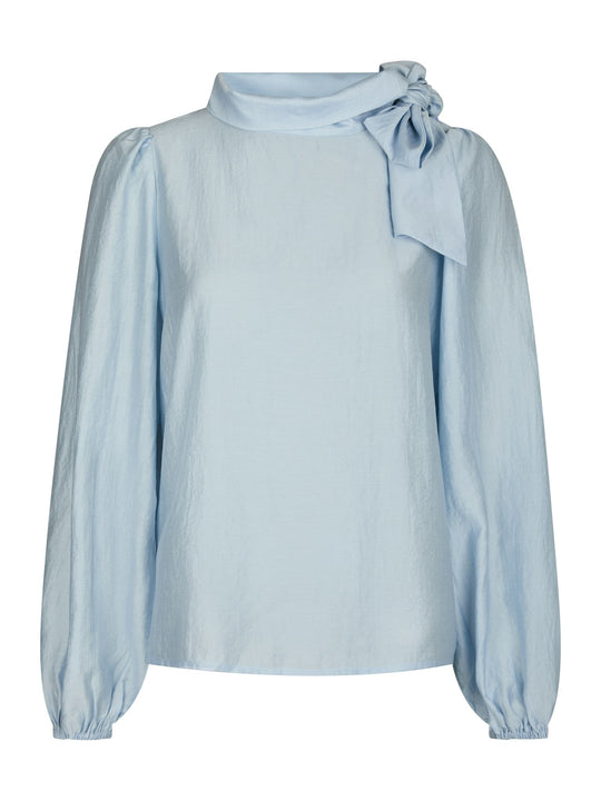 Neo Noir Selene Crisp Blouse Light Blue