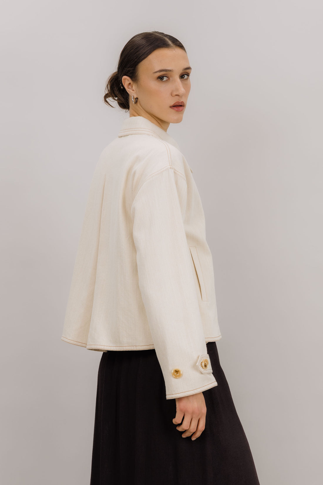 Urban Pioneers Sajma Trench Coat Cream