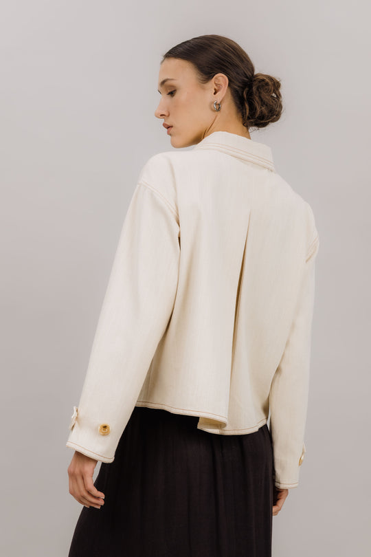 Urban Pioneers Sajma Trench Coat Cream