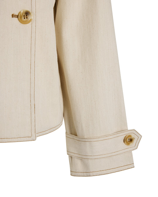 Urban Pioneers Sajma Trench Coat Cream