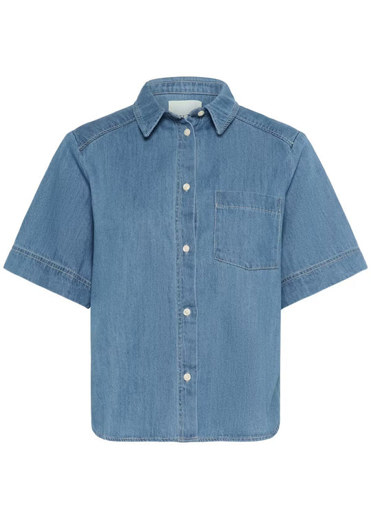 Part Two NiclaPW Shirt Medium Blue Denim