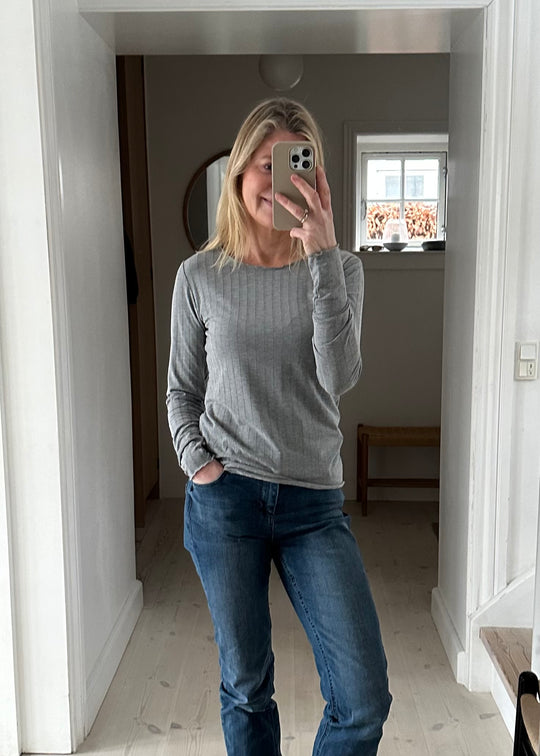 Sofie Schnoor S243320 Mattiesw t-shirt long sleeve grey melange