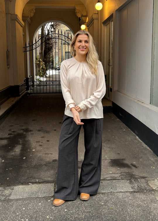 Minimum Gunli Pants Dark Grey Melange