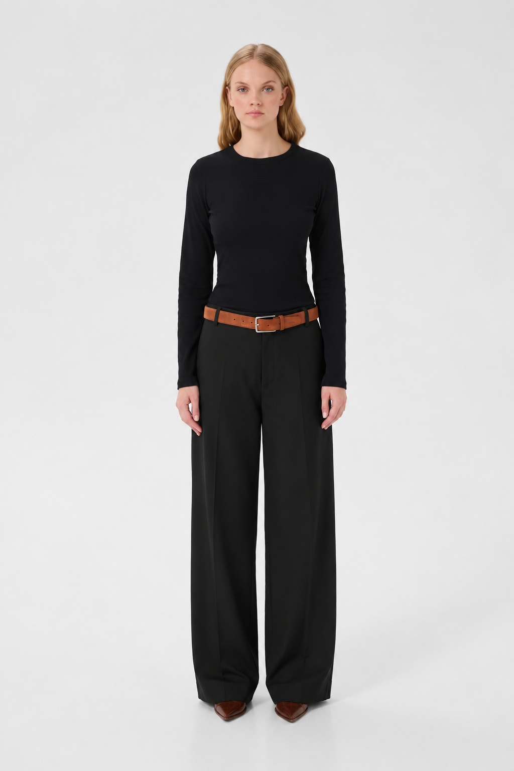 Gestuz GZpaula MW straight pants Noos Black