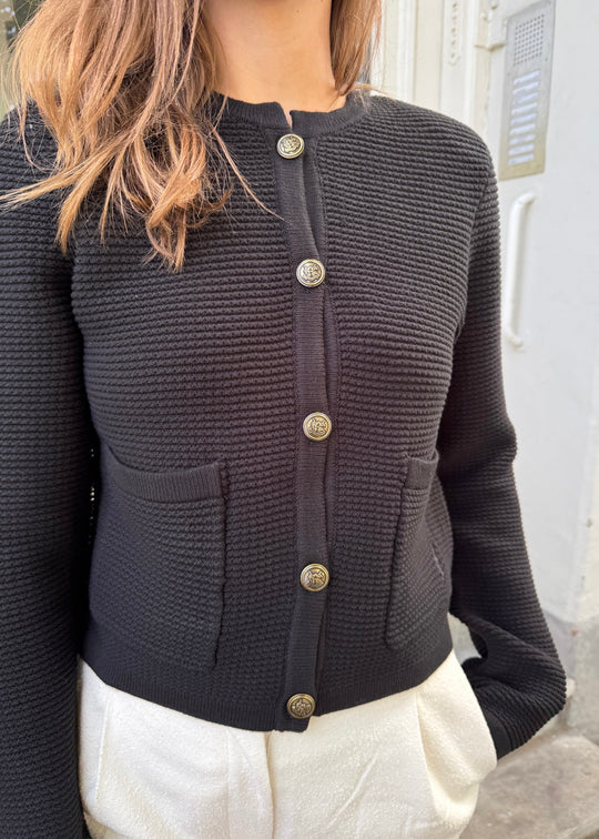 Sofie Schnoor KyraSW Cardigan S243340 Black