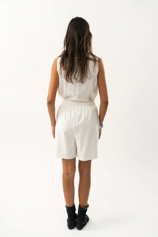 Lollys Laundry Lucyll Shorts white red