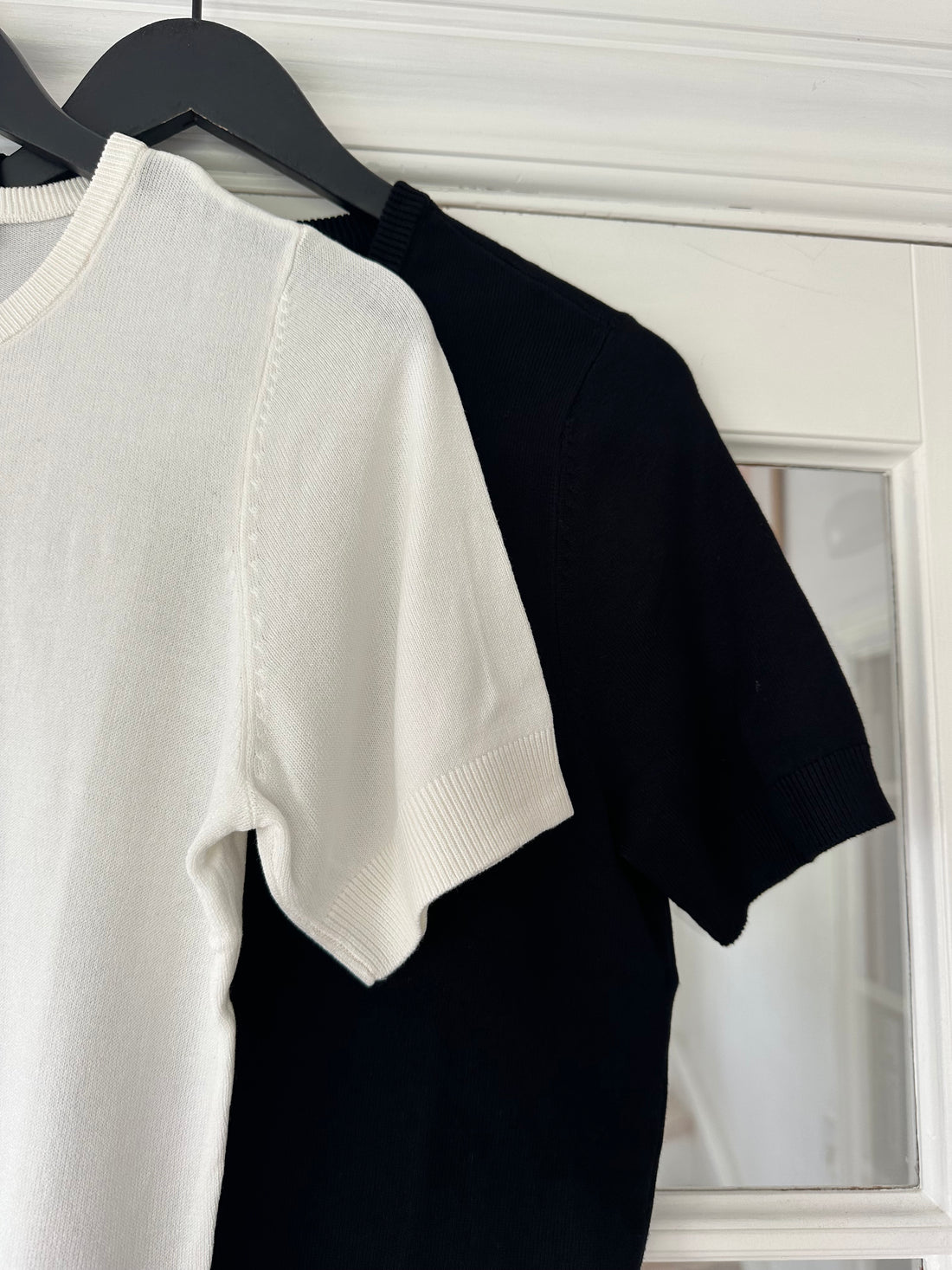 PCTana Short Sleeve Pullover Black
