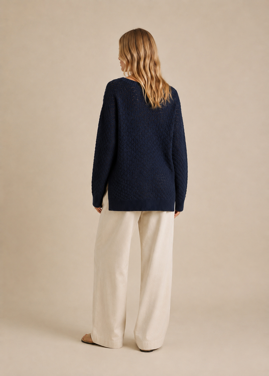 Part Twp FabiannePW Pullover Dark Navy