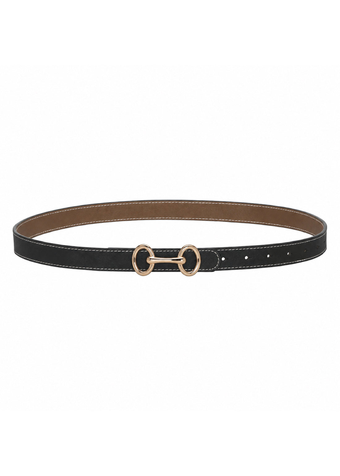 Plissé Copenhagen Grace Belt brown/black