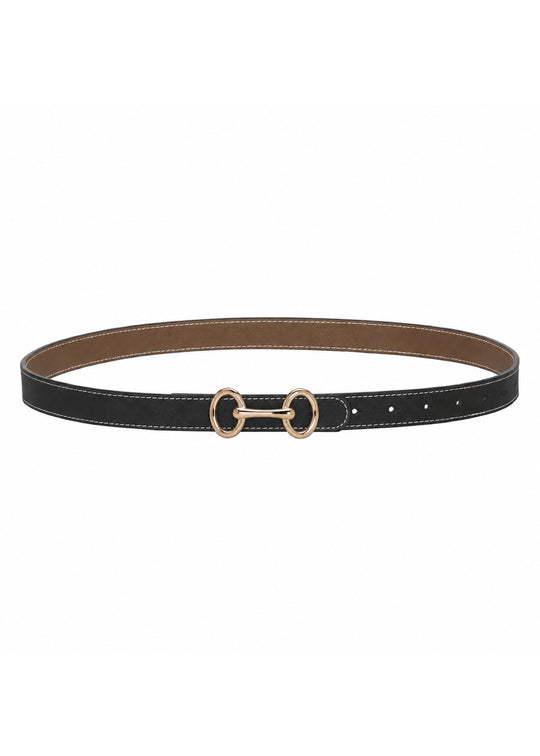 Plissé Copenhagen Grace Belt brown/black