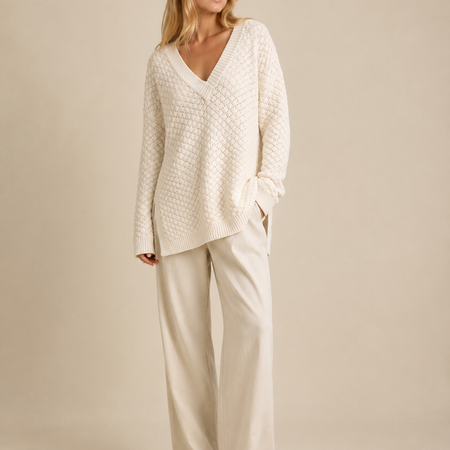 Part Two FabiannePW Pullover Whitecap Gray