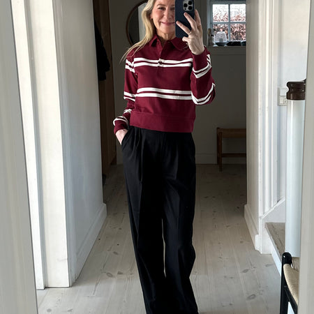 Minimum Bianca Polo GOTS Merlot