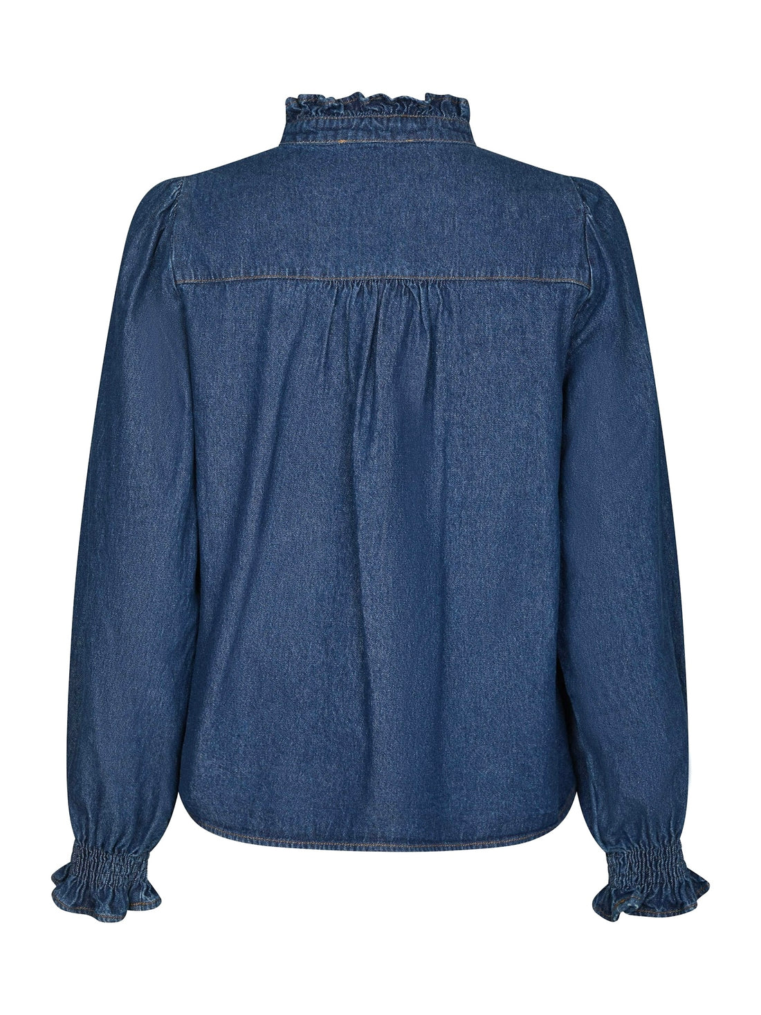 Neo Noir Emmeline Denim Blouse Blue