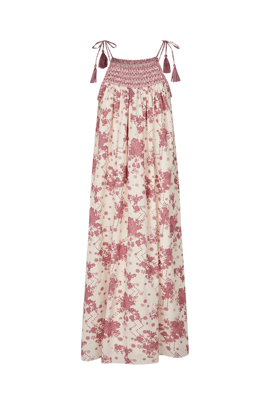 Lollys Laundry AngoLL Maxi Dress SL 74 flower print