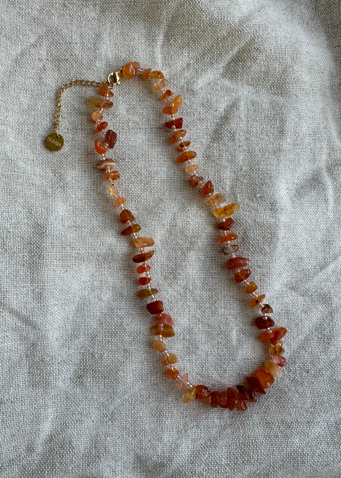 Sui Ava Look for IT Necklace Amber