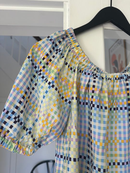 Minus Luretta Blouse Mango Blackbet Print