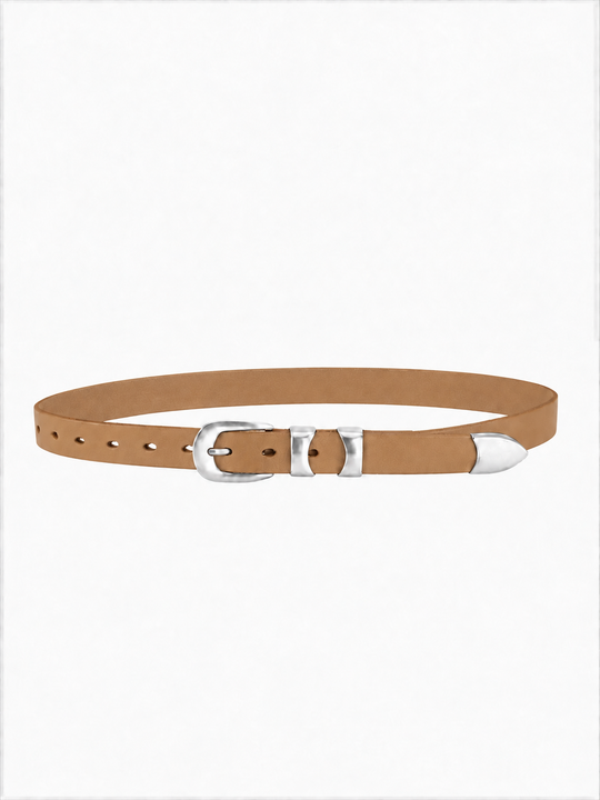 Plissé Copenhagen Baobas Belt Cognac