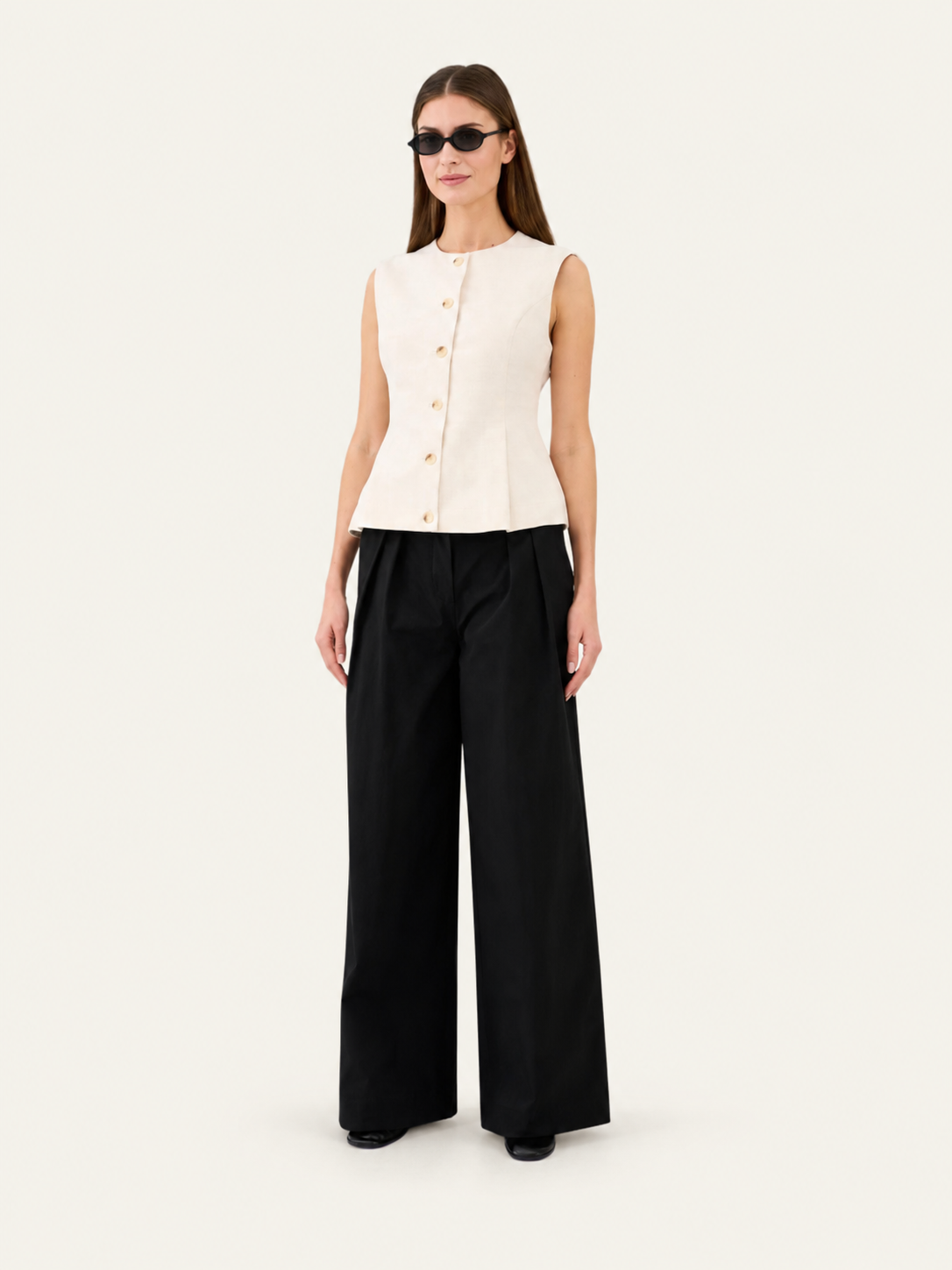 Pieszak Jeans PD-Allie French Wide Pant 9 Black